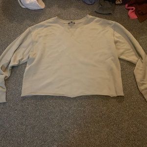 Green cropped sweater from Walmart